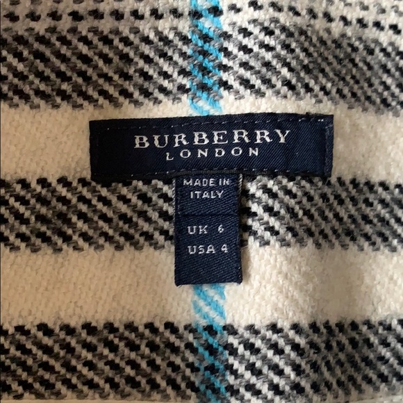 Burberry wool blend tartan plaid skirt - Picture 3 of 6